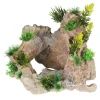 Aqua Della Limestone - Aquarium - Ornament - 24x20x21.5 cm Groen