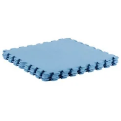 Aqua-Fun Zwembad Ondertegels - Grondzeilen - 50x50x0.4 cm Blauw 8 stuks
