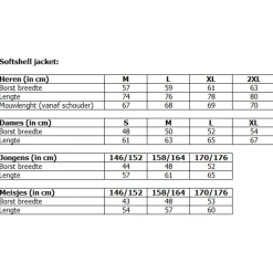 Ardy's Meisjes Softshell Jas Marine - Outdoorjas