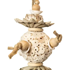 Back Zoo Nature Ball & Shells - Vogelspeelgoed - 16x8x23 cm Natural