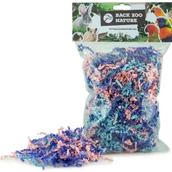 Back Zoo Nature Crinkle Paper Happy Mix - Vogelspeelgoed - Blauw Pink Lichtblauw Ca. 100 G