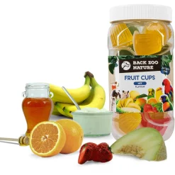 Back Zoo Nature Fruit Cups Mix In Pot - Vogelsnack - 24 stuks