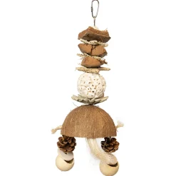 Back Zoo Nature Mixed Tower With Cups - Vogelspeelgoed - 20x11x36 cm Natural