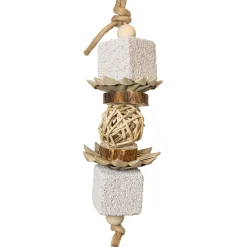 Back Zoo Nature Stone Block Rock - Vogelspeelgoed - 16x8x23 cm Natural