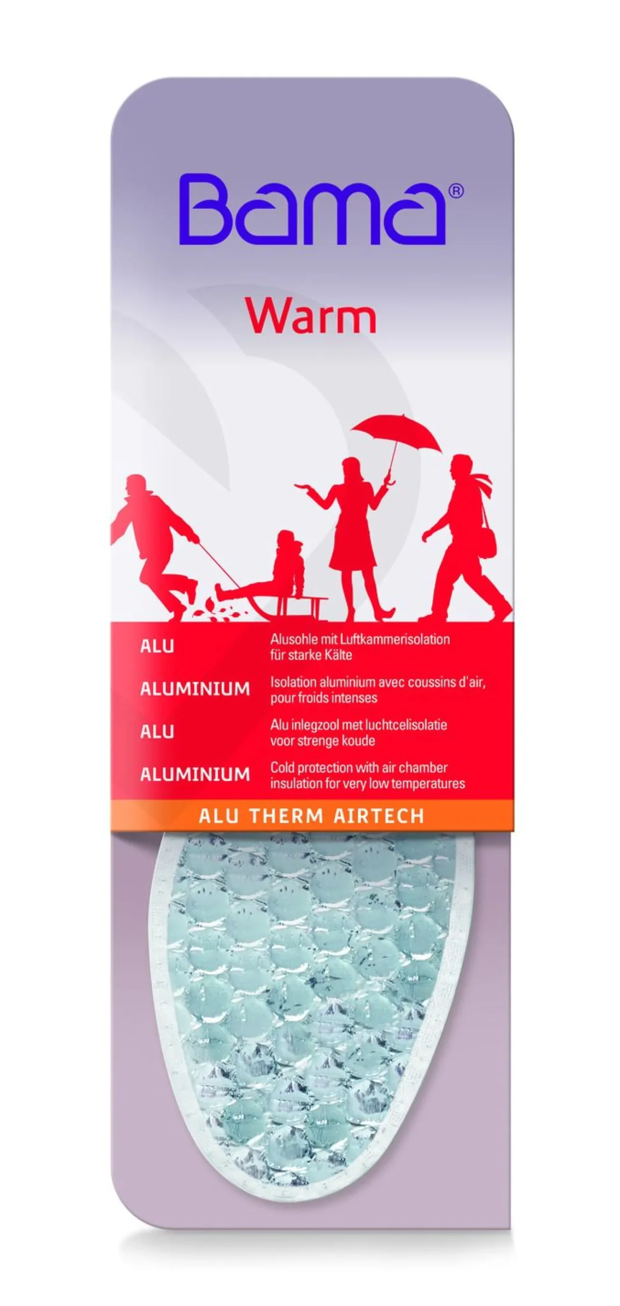 Bama Inlegzool Alu-Therm Zilver - Schoenonderhoud