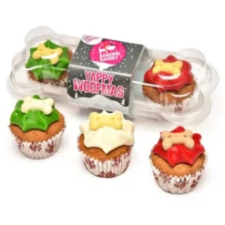 Barking Bakery Yappy Mini Iced Trios - Hondensnacks - Vanille Yoghurt 43 g