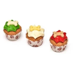 Barking Bakery Yappy Mini Iced Trios - Hondensnacks - Vanille Yoghurt 43 g