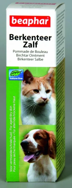 Beaphar Berkenteercreme - Huidverzorging - 40 ml Amber