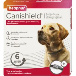 Beaphar Canishield Parasietenband Hond - Anti vlooien en tekenmiddel - per stuk L
