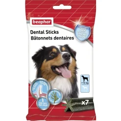 Beaphar Dental Sticks Middel/Grote Hond - Hondensnacks - 182 g 7 stuks