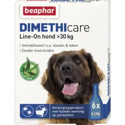 Beaphar Dimethicare Line-On Hond - Anti vlooien en tekenmiddel