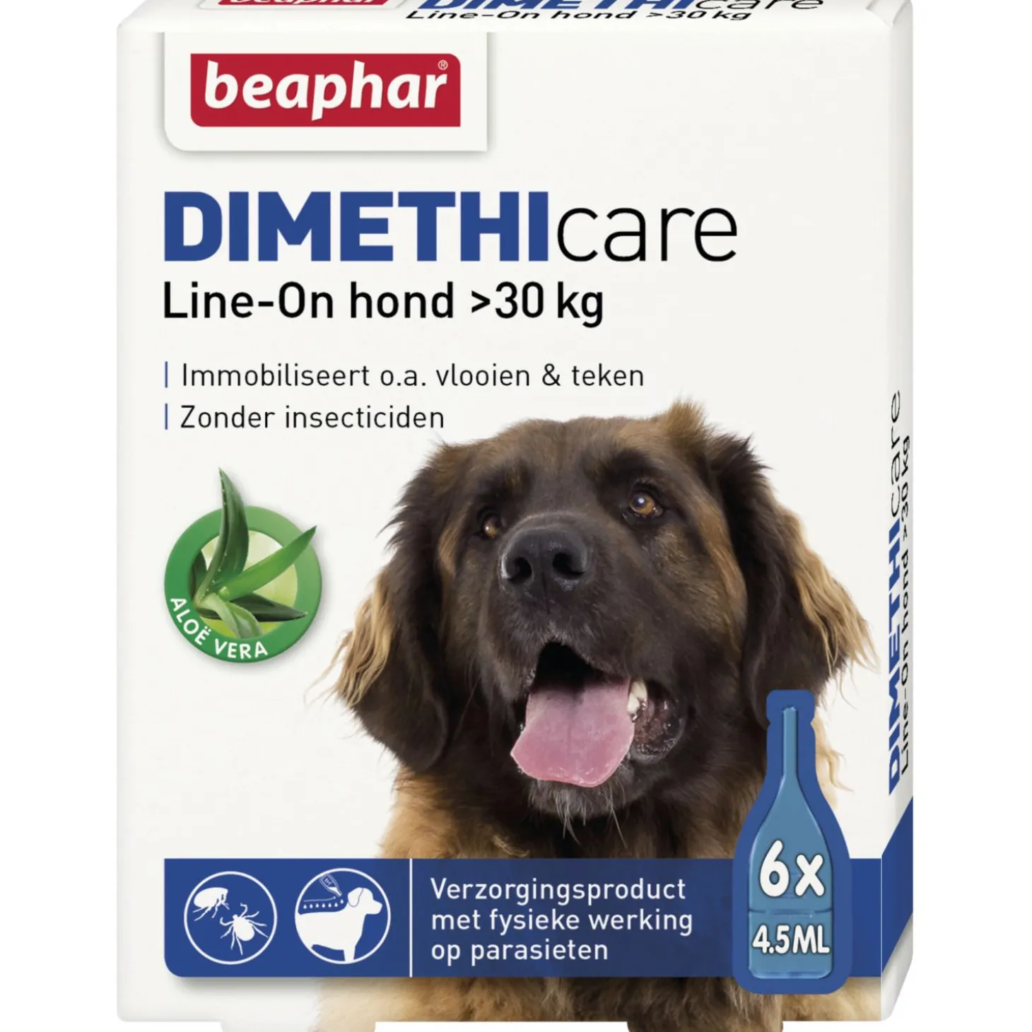 Beaphar Dimethicare Line-On Hond - Anti vlooien en tekenmiddel