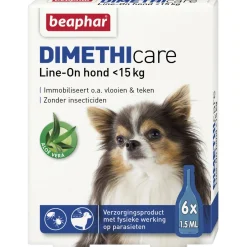 Beaphar Dimethicare Line-On Hond - Anti vlooien en tekenmiddel