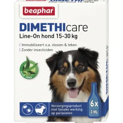 Beaphar Dimethicare Line-On Hond - Anti vlooien en tekenmiddel