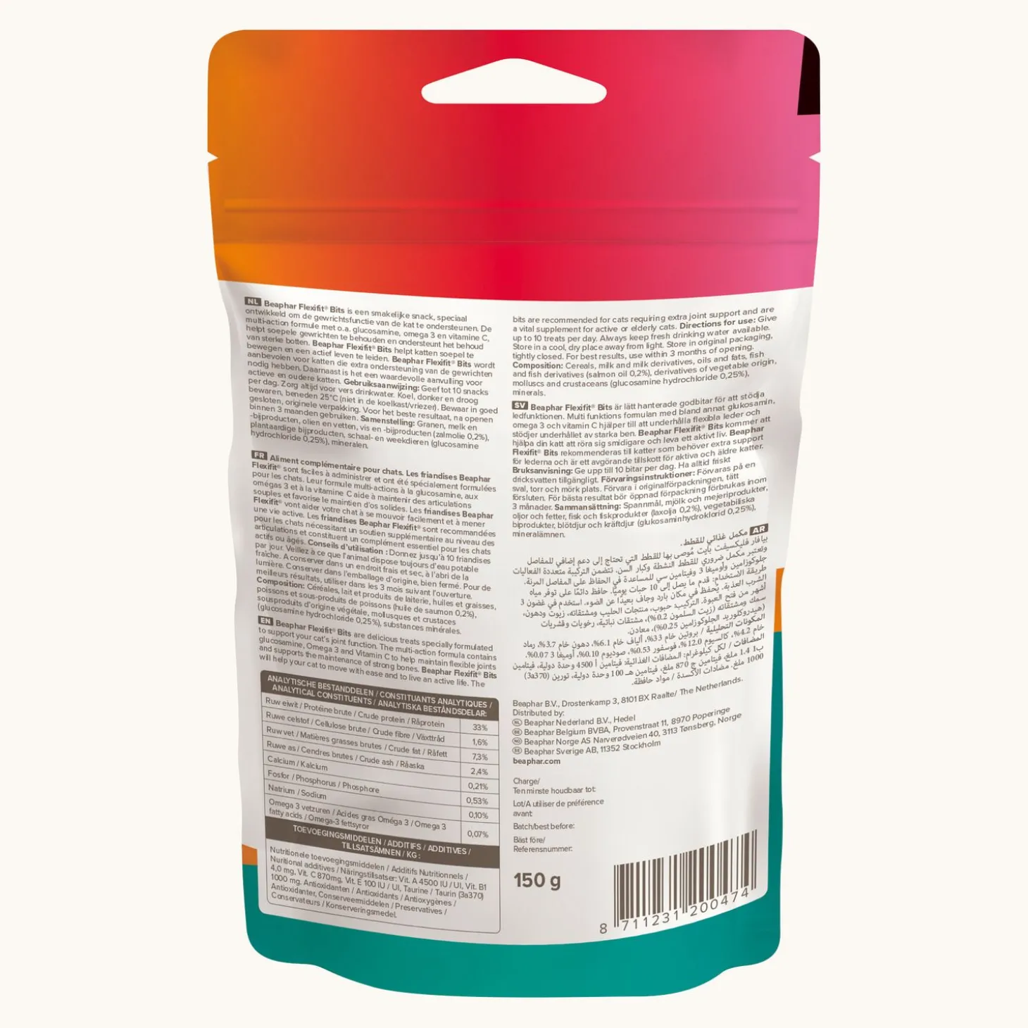 Beaphar Flexifits Bits - Voedingssupplement - 150 g