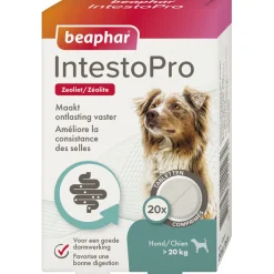 Beaphar Intestopro Hond > 20kg - Spijsverteringmiddel - 20 tab Tot 20 Kg