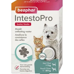 Beaphar Intestopro Kat - Hond - Spijsverteringmiddel - 20 tab Tot 20 Kg