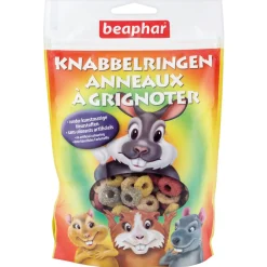 Beaphar Knabbelringetjes - Knaagdiersnack - 75 g
