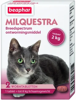 Beaphar Milquestra Kat Rund - Anti wormenmiddel
