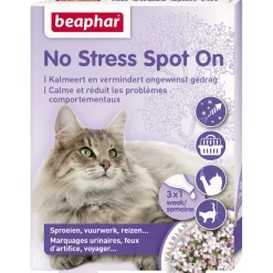Beaphar No Stress Spot On Kat - Anti stressmiddel - 3 pip