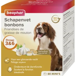 Beaphar Schapenvetbonbons Knoflook - Hondensnacks