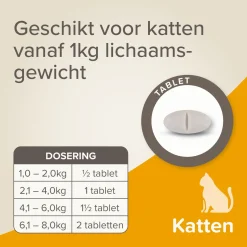 Beaphar Wormmiddel All-In-One Kat - Anti wormenmiddel - 2 stuks