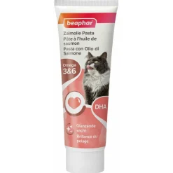 Beaphar Zalmolie Pasta - Kattensnack - 100 g