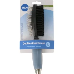Beaubeau Dubbelzijdige Borstel Softgrip - Verzorging - 24.5x7 cm Large