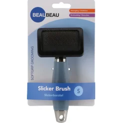 Beaubeau Slickerborstel Softgrip - Verzorging - 16.8x8 cm Small