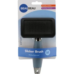 Beaubeau Slickerborstel Softgrip - Verzorging - 17.8x10.8 cm Medium