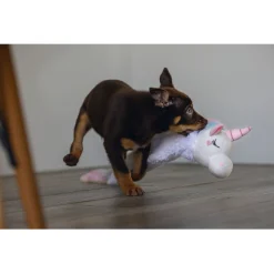 Beeztees Puppy Eenhoorn - Hondenspeelgoed - Wit