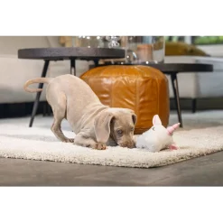 Beeztees Puppy Eenhoorn - Hondenspeelgoed - Wit