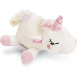 Beeztees Puppy Eenhoorn Owen - Hondenspeelgoed - 18 cm Wit Pink
