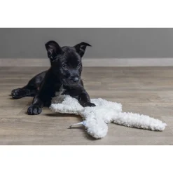 Beeztees Puppy Geurlap Nijno - Hondenspeelgoed - 40x22x5 cm Wit