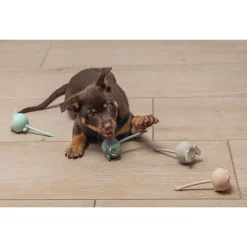 Beeztees Puppy Mini Tails - Hondenspeelgoed - 5.8x5.6x12.6 cm 27 g Assorti