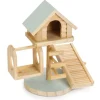 Beeztees Speelhuisje Lovy - Speelgoed - 21x15.5x21 cm Mintgroen