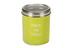 Beeztees Voorraadbus Rvs Trick - Hondenvoerbewaarbak - Ø15x18.7 cm 468 g Groen