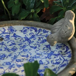 Best For Birds Aged Ceramic Vogelbad - Drinkbak - Ø34x11 cm