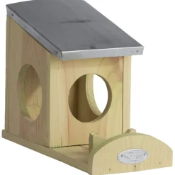 Best For Birds Eekhoorn Pindakaasvoederhuis - Tuindierenvoer - 25x12x19 cm Lichtgroen Zink