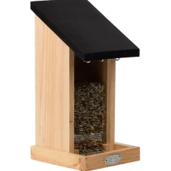 Best For Birds Muurvoedersilo - Voersilo - 14.8x14x29.3 cm Zwart Blank