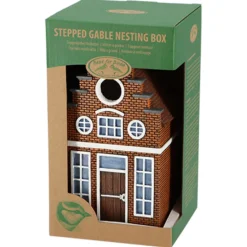 Best For Birds Nestkast Gevelhuis Trapgevel - Broeden - 14x13x25 cm