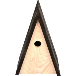 Best For Birds Nestkast Wigwam - Broeden - 16.3x18.2x27.5 cm Zwart Blank