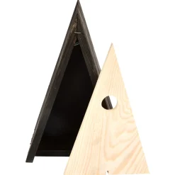 Best For Birds Nestkast Wigwam - Broeden - 16.3x18.2x27.5 cm Zwart Blank