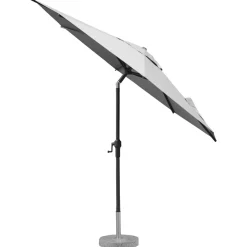 Bestgarden Parasol Aluminium - Tuinmeubelen - Ø3 m Taupe