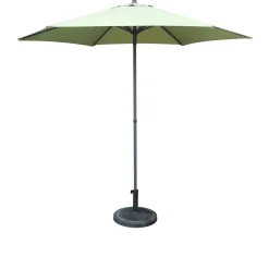 Bestgarden Parasol Aluminium - Tuinmeubelen - Ø2.5 m Groen