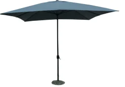 Bestgarden Parasol Aluminium Vierkant - Tuinmeubelen - 3x3 m Antraciet