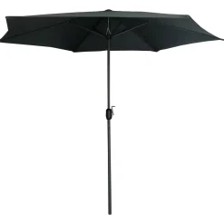 Bestgarden Parasol Aluminium - Tuinmeubelen - Ø3 m Antraciet