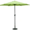 Bestgarden Parasol Aluminium - Tuinmeubelen - Ø3 m Lime
