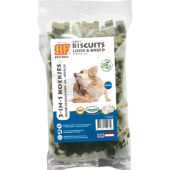 Bf 3 In 1 Koekjes Vlo&Teek - Hondensnacks - Kruiden Knoflook 200 g Mini