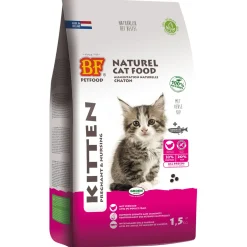 Bf Ncf Kitten Pregnant&Nursing - Kattenvoer - Kalkoen Vis Kip 1.5 kg